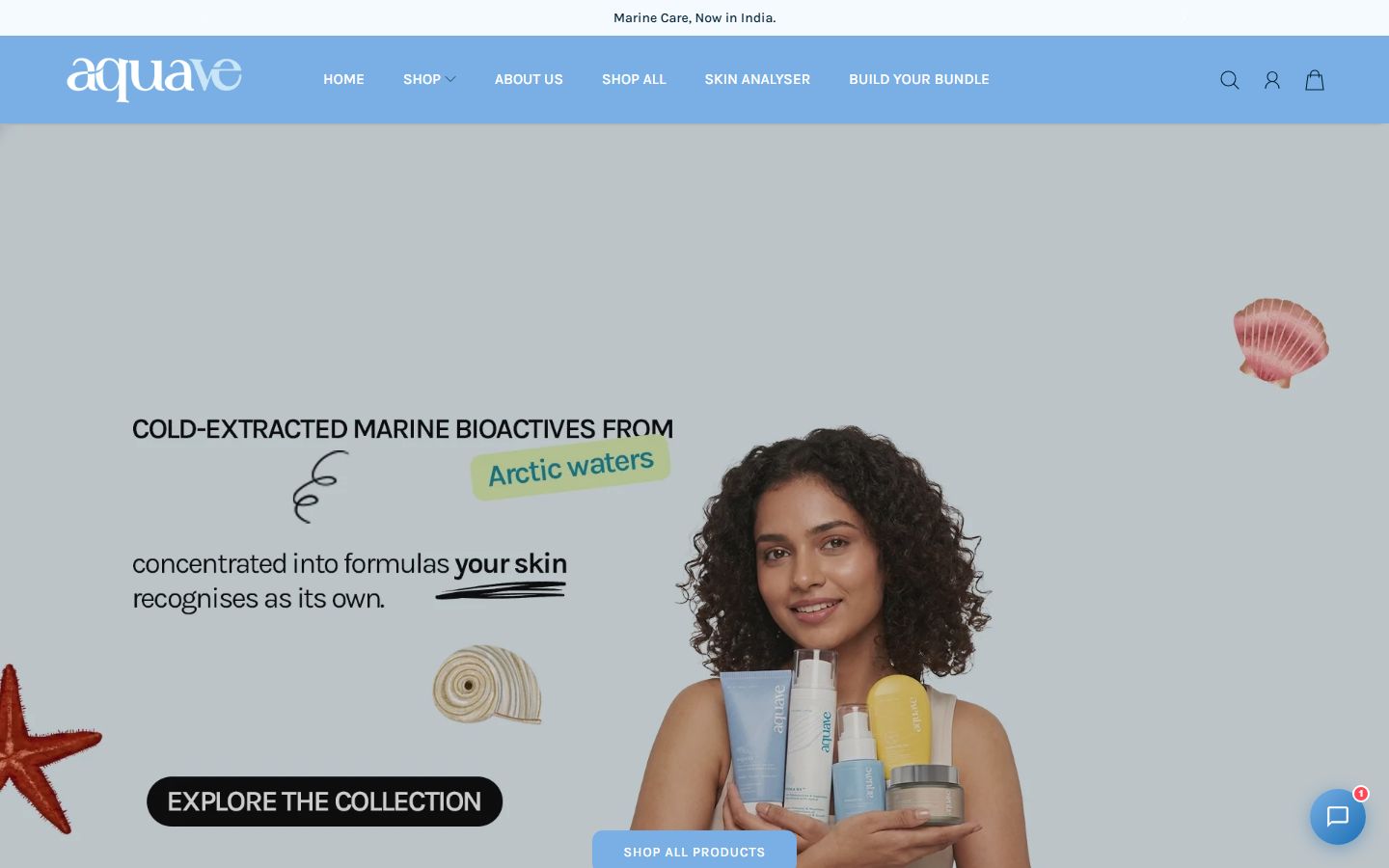 Aquave homepage
