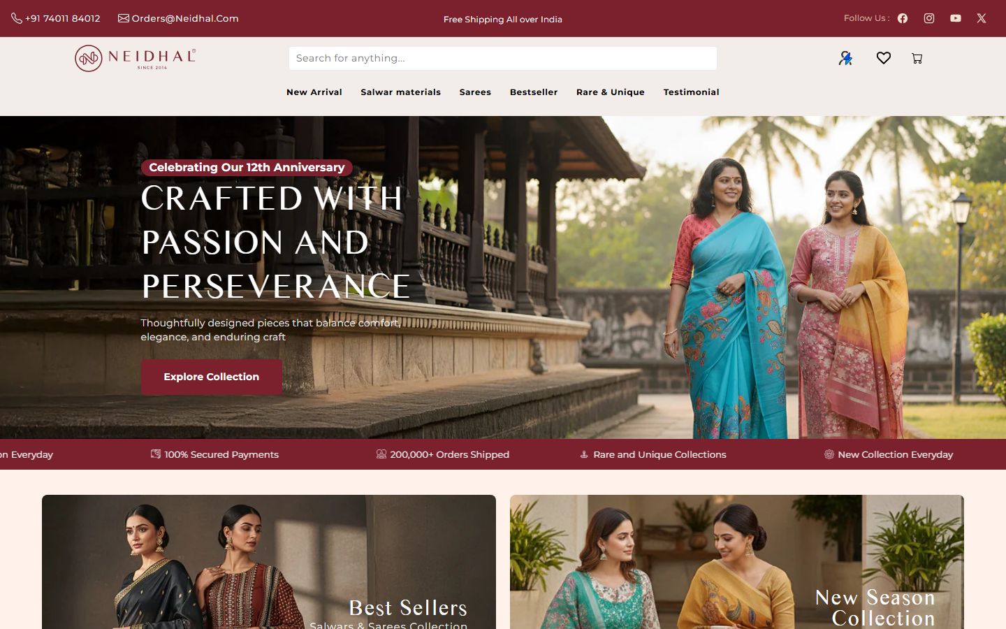 Neidhal homepage
