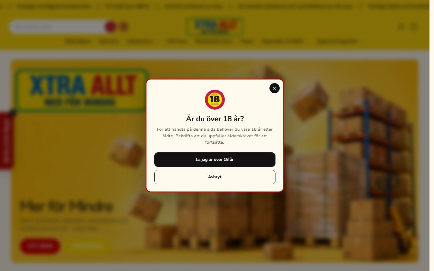 Xtraallt homepage